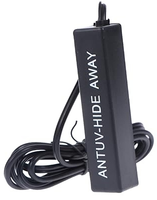 Homoyoyo Antenne Aérienne Amplificateur Radio pour Voiture Antenne Cachée Universelle pour Réception Optimale des Stations Radio Installation Facile sur Vitres Ou Arrière