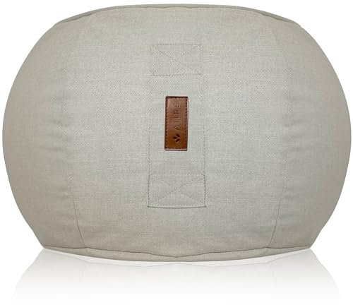 Aiire Poltrona Pouf da Esterno di Lusso - Puffo per Sedersi Moderni per Giardino e Piscina - Bean Bag XXL Design con Imbottitura - Cuscino da Lettura Gigante, Puff a Sacco
