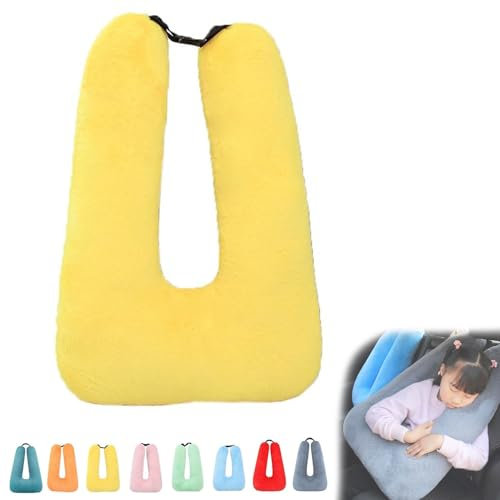 Generisch Traveling Car Pillow,Traveling Car Pillow for Kids,Kids Roadtrip Car Pillow,Kids Traveling Car Pillow,Adults and Children Head and Body Support U Shaped Car Pillow Cushion for Sleeping (10)
