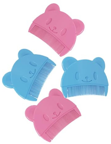 FRCOLOR 4pcs Care Kit Shampoo Cradle Cap Comb Gentle Scalp Brush for Toddlers Bath Cradle Cap Treatment