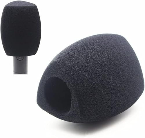 cyclingcolors Filtro antipop microfono triángulo Micro Espuma antiviento, Negro