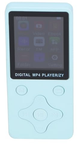 MP4 Player, 32GB MP3 Player, Long Play Time, 1.8 Inch Screen for Indoor (Blue)