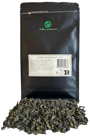 Thé Oolong Chinois An Xi Tie Guan Yin Original - thé bleu ou wulong, Feuilles Séchées - conditionné en France en sachet refermable de 100g