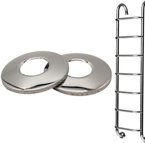 Swimming Pool Ladder Bumpers, 2 Pieces Rubber End Caps, High-Performance Rubber Bumper for Pool Ladder Feet, Durable, Non Slip Pool Accessories for Safety and Cover Protection, Pool Maintenance