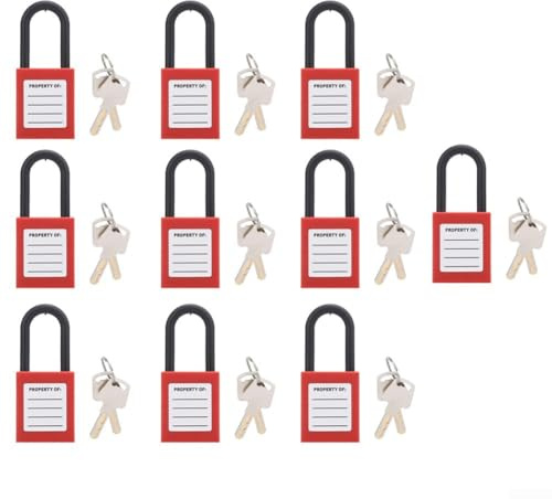 Lucchetto di sicurezza di blocco con esclusiva prevenzione della duplicazione delle chiavi e costruzione resistente per ambienti difficili