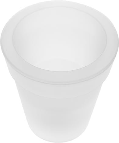 VINTORKY Glowing Flower Pot Solar Powered Outdoor Light Decorative Led Planter for Garden Patio Solar Flower Pot for Plants