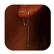 Threader Earrings for Women Gold Chain Earrings Tassel Earring for Women Dangling Statement Earring Jewelry Gift