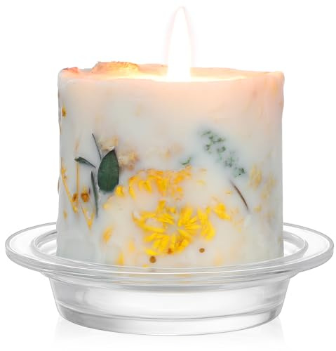 MOTHNUR Transparent Glass Wax Melt Warmer Dish Replacement Glass Dish for Wax Warmer Fragrance Warmer Plate for Aromatherapy Lamp Essential Oil Tray Smooth Surface Easy to Clean