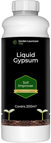 Liquid Gypsum Soil Conditioner for Clay Soils, Compacted Lawns & Waterlogged Gardens – Easy Mix & Apply – 1 Litre Covers 200m² - Garden Lawncare Guy