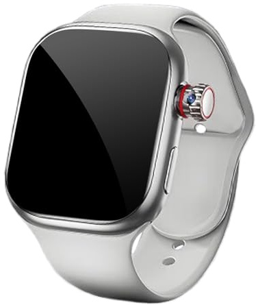 XINYIN Orologio intelligente AMOLED 1 96 Pollici Luminosità 500 Nits Monitoraggio Energia 30 Giorni Carica Monitor A Prova Nuoto Orologio Sportivo Silicone