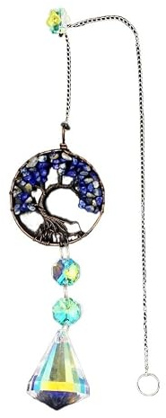 Gravel Life färgpläterat trädglashängande halsband - unika naturinspirerade smycken