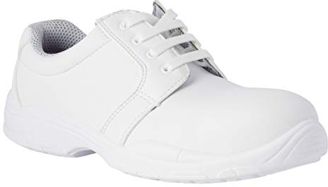 REPOSA Work Zapatos de Trabajo, Zapatos Cerrados con Cordones, con Puntera, Parte Superior de Microfibra Transpirable, Sanitarios/O con Plantilla anatómica, Transpirables, Suela de PUUnisex Adulto