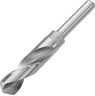 Utoolmart - Punta da trapano elicoidale diametro 21 mm, gambo dritto 150 mm, lunghezza totale in acciaio ad alta velocità per foratura su metallo duro, acciaio inox, ghisa, 1 pezzo
