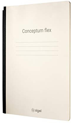 SIGEL CF200 Notizheft kariert, DIN A4 - für Business Notiersystem Conceptum flex, aus nachhaltigem Papier