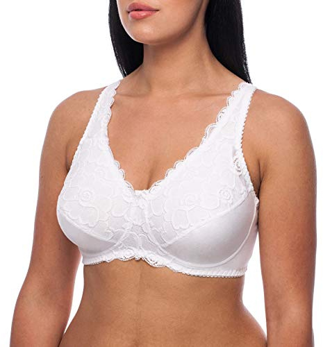 frugue Soutien Gorge pour Prothese Mammaire Coton sans Armature