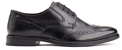 Base London Herr Risco Brogue Skor Svart 43 EU