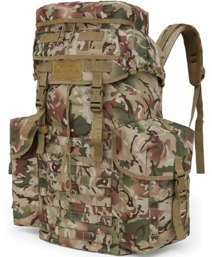 Kombat Cadet MOD Mk2 Molle Pack Rucksack Bergen 50L BTP MTP