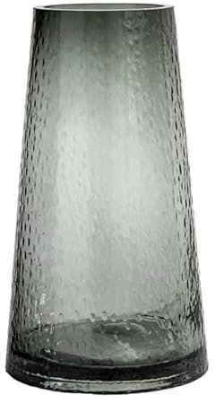 Bafnsiji Jarrones claros Grandes, jarrón de Cristal Gris, florero de Cristal de la Flor, florero Transparente para Las Flores, floreros Grandes para la decoración casera de la Tabla de Centerpieces