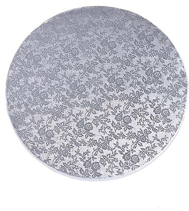 iplusmile Runde Tortenplatte Für Dekorierte Kuchen Beweglicher Drehteller Aus Hochwertiger Aluminiumfolie Backwerkzeug Tortenständer Für Geburtstagstorten Hochzeitstorten