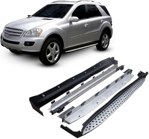 Teptal Auto Seitenschweller für Ml W164 2006-2011, Seitenschweller Trittbretter Schweller Einstiegsleisten Seitenstufen