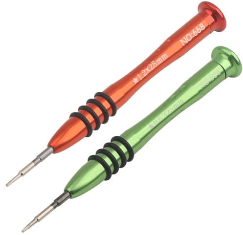 Pentalobe Schraubendreher-Set, 0,8 mm, 1,2 mm, P2, P5, Pentalobe-Schraubendreher, kompatibel mit iPhone, iPad, MacBook, Öffnungsreparatur-Werkzeug-Set