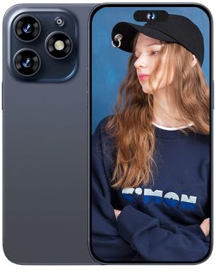 4G Dual SIM Unlocked Mobile Phones,4GB RAM/ROM 64GB,6.53 inch HD+ Display,Dual Camera Android 10,Face Unlock,BT,FM,GPS,WIFI,OTG,4600mAh Fast Charge (McM15PM(4+64GB)-Dark Blue)