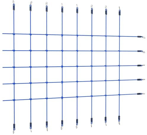 UJCHVHN Home Garden,Kletternetz 200x150cm blau