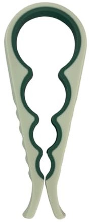 Fackelmann Apriscatole per barattoli e contenitori, 22 x 3 cm, 4 misure di diametro, facile da pulire, adatto per lavastoviglie, polipropilene e plastica morbida, Linea Ocean