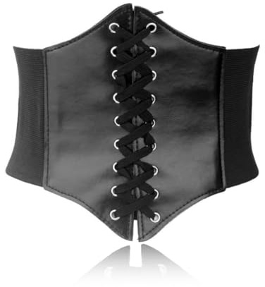 CULEO Cinturones para mujer Cinturón de lazo para mujer, cinturón de lazo ancho para mujer, cinturón de lazo ancho, cinturón elástico de corsé, cinturón elástico de corsé.