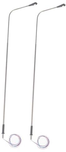 JOINPAYA 2pezzi Lampada Mini in Metallo Lampada Ornamentale Per Giocattolo Educativo Per Lampione Decorativo Design Vivace Mini Da Facile Da Posizionare