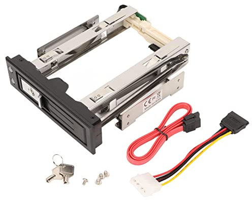 Carcasa interna de disco duro de 3.5 pulgadas, 6 Gbps, diseño sin bandeja intercambiable en caliente para una instalación rápida, buena disipación de calor, material de aleación de aluminio, soporte