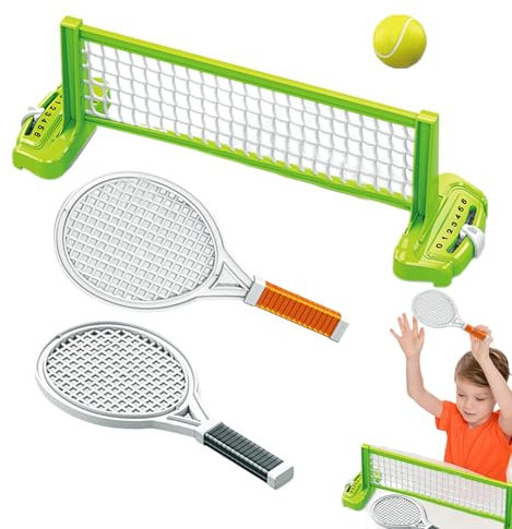 Set da con rete | Set da con 2 racchette e 1 palla - Attrezzature sportive ricreative portatili, gioco per interni esterni, adatto per prato, pic-nic, giardino,