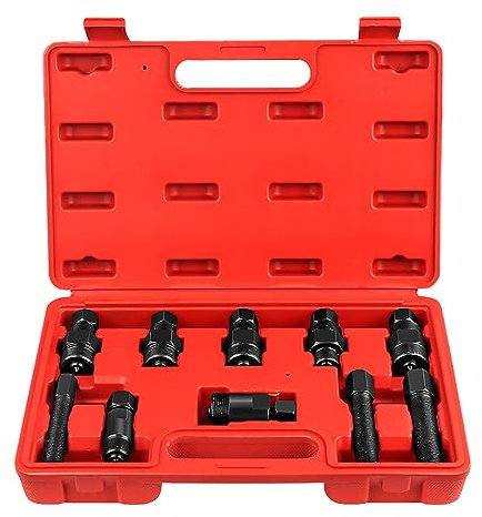 Yctze Set di 10 Estrattori per Volano per Moto, Estrattore per Volano, Estrattore per Rotore Motore per Moto con 5 Estrattori a Doppia Testa per lo Smontaggio della Maggior Parte dei