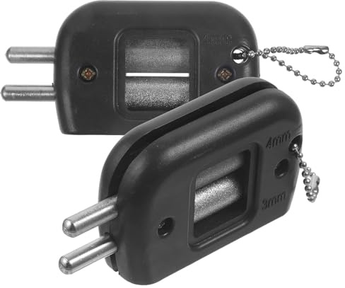 PENIKOKO Afilador de Patines de Hielo Portátil 2 Unidades, Herramienta Compacta de Abs para Afilar Cuchillas de Patines de Hockey, Accesorio Práctico para Mantenimiento y Uso en Deportes