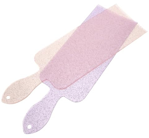 Ciieeo Palette de Coloration Capillaire et Tableau de Mèches 2 Pièces Ensemble Violet Scintillant et Rose Clair pour Coloration Professionnelle Maison Salon Outils de Surlignage