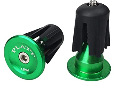 PLATT tappi manubrio mtb terminale del tappo manubrio Bicicletta Coperchio in Alluminio per Bici/MTB/Bici da Strada/BMX (1 Paio)