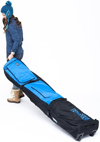 Element Equipment Gepolsterte Snowboardtasche mit Rollen, Ultimate Double – Premium High End Doppelrollen-Reisetasche