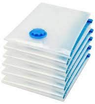 EasyToPack Vacuum Storage Bags Zip-Seal Reusable Storage Space Saving Bags 130cm x 100cm (6 pack)