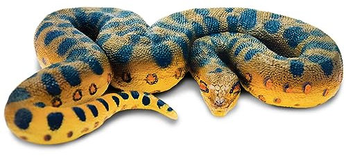 Safari Ltd. Grüne Anakonda 12,5 cm | Tierfiguren | Kinderspielzeug | Ungiftig & BPA-frei | Für Kinder ab 3 Jahren geeignet