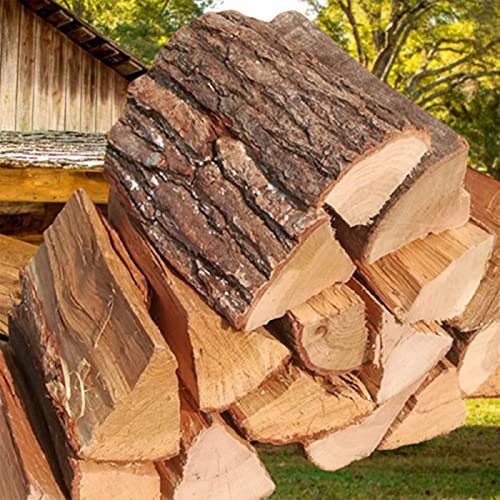 TRGCJGH Leña, leña para fogones, chimeneas y Estufas de leña, Funciona en Cualquier condición climática,pine-55Ib