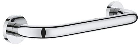 Grohe Start QuickFix - Barra de agarre de 29,5cm, sistema de seguridad para ducha, cromo, para atornillar, ref. 41189000