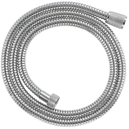 GROHE Relexaflex Metal Long-Life Metallbrauseschlauch, 1.500 mm, verstärkte Ausführung, chrom (28143001)