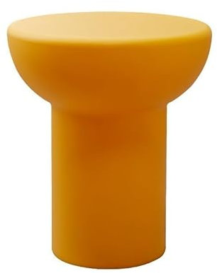 MOOWI Kaffee-Endtisch Wohnzimmer, Haushalt, Seitenecken, EIN Paar Elefantenbeine, runder Couchtisch, Kunststoff, modern, minimalistisch, Schlafzimmer, Mini-Hocker Beistelltisch (Color : Yellow)