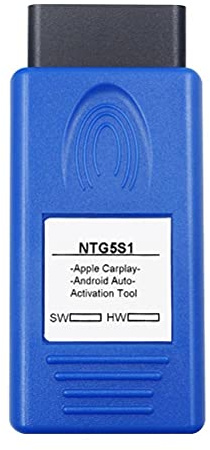 Universal Auto Aktivierung Werkzeug NTG5 S1, OBD Gerät Carplay Plug and Play Kompatibel mit (Blau)