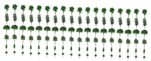 EXCEART 210 STK Baummodell Artificial Tree bastelzeug Landschaftsmodell Sandtischdekoration Schuppenbäume Bäume für die Modelleisenbahn Simulationsbäume Tischdeko aus Sand Plastik