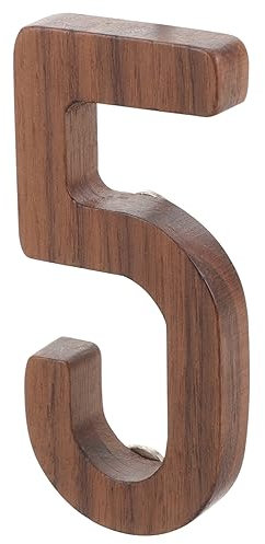 HOMSFOU House Number Sign Rustic Address Numbers for Mailbox and Door Decoration Sturdy Design Easy to Install for Modern Outdoor Aesthetics