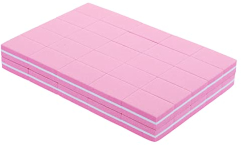 BELLIFFY 50piezas Bloques Pulidor Uñas Doble Cara Pulidora Esponja Para Manicura Profesional y Pedicura Adecuados Para Uñas Naturales Acrílicas Extensiones Portátiles y Fáciles De Usar