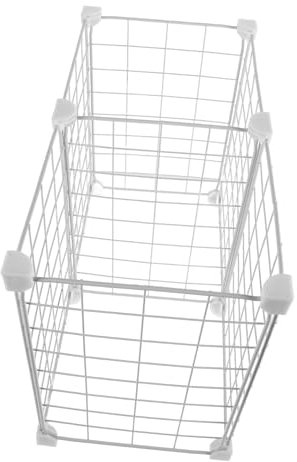 ULTECHNOVO Contenedor Organizador para Organización de Alimentos Varios Estilos de Plástico y Hierro Diseño de Rejilla, Aislamiento de Aire Frío Varios Estilos para Congelador Profundo