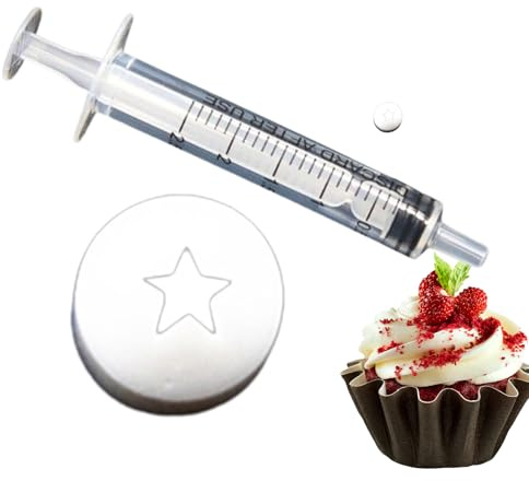 Gras-Spritztüllen – Edelstahl-Spritztüllen | Kuchen-Spritztüllen | Mini-Spritztülle Blumendekorationsset, Back-Zuckerguss-Aufsätze, Cupcake-Topper für Konditoren, Küche