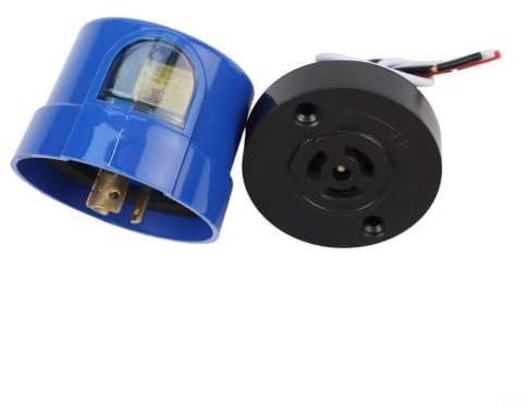 Interruttore crepuscolare a LED per esterni con funzione di ritardo, resistente alle intemperie, per giardino e strada, CA 110-240 V fino a 150 W